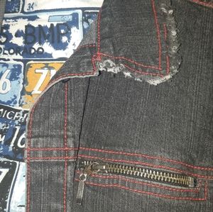 Barbara Lesser Jean Jacket XL